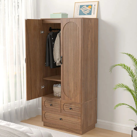 Sedona Fluted Wardrobe